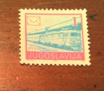 Stamps : Europe : Yugoslavia :  Train 
