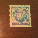 Stamps : Europe : Yugoslavia :  Public phone and the user