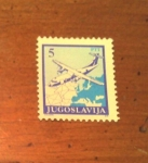 Stamps : Europe : Yugoslavia :  Postal sercice plane