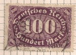 Stamps Germany -  marks