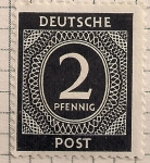 Stamps : Europe : Germany :  marks