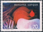 Sellos de Europa - Italia -  DONANTES DE SANGRE. Y&T Nº 1321