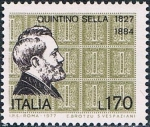 Stamps Italy -  150º ANIV. DEL NACIMIENTO DEL ESTADISTA QUINTINO SELLA. Y&T Nº 1323