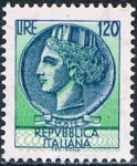 Stamps Italy -  MONEDA SIRACUSANA. Y&T Nº 1324
