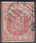 Stamps Spain -  ESPAÑA 33A ESCUDO DE ESPAÑA
