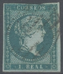 Stamps Spain -  ESPAÑA 41 ISABEL II