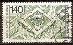 Stamps Germany -  Inauguración del Palais de l'Europe en Estrasburgo.
