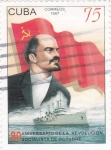 Stamps Cuba -  aniversario revolucion socialista