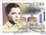 Sellos de America - Cuba -  80 aniv.natalicio Ernesto CHE GUEVARA