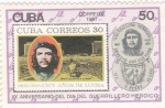 Stamps Cuba -  aniversario del dia del guerrillero heroico