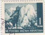 Sellos de Europa - Croacia -  paisaje-Velebit