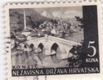 Stamps Croatia -  paisaje-konjic