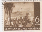 Stamps Croatia -  paisaje-Dubrovnik