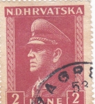 Stamps : Europe : Croatia :  miliotar