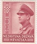 Stamps Croatia -  militar