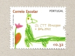 Sellos de Europa - Portugal -  Correo escolar