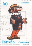 Stamps Spain -  comics,personajes de tebeos- lcarpanta