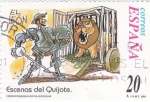 Stamps Spain -  escenas del quijote