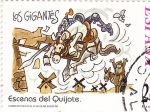 Stamps Spain -  escenas del quijote