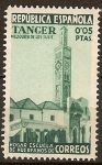 Stamps : Europe : Spain :  "Tánger beneficiencia"Mezquita de los susis.