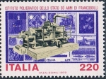 Stamps Italy -  50º ANIV. DE LA IMPRESIÓN DE LOS SELLOS POR EL INSTITUTO GRÁFICO DEL ESTADO. Y&T Nº 1373