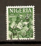 Sellos de Africa - Nigeria -  ESCULTOR   DE   VASIJAS
