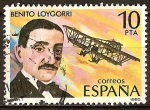 Stamps : Europe : Spain :  "Pioneros de la aviación"Benito Loygorri Pimentel.