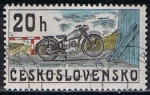 Stamps Czechoslovakia -  2117 - motococleta CZ 150