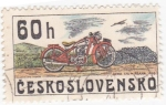 Stamps Czechoslovakia -  2119 - Motocicleta Jawa 175