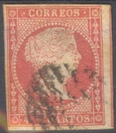 Stamps Spain -  ESPAÑA 44 ISABEL II