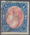 Sellos de Europa - Espaa -  ESPAÑA 70 ISABEL II