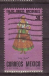 Stamps Mexico -  Trajes típicos nacionales