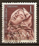 Stamps : Europe : Spain :  IV.Centetº de la reforma Teresiana."Santa Teresa de Jesús" 