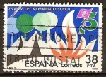 Stamps : Europe : Spain :  "Grandes efimérides"75ª aniv del movimiento Scout.