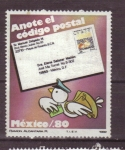 Stamps Mexico -  Implantación del codigo postal