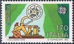 Stamps Italy -  EUROPA 1979. MANIPULADOR DE TELÉGRAFO. Y&T Nº 1389