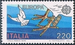 Stamps Italy -  EUROPA 1979. PALOMAS PORTADORAS DE MENSAJES. Y&T Nº 1390
