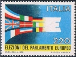 Stamps Italy -  ELECCIONES AL PARLAMENTO EUROPEO. Y&T Nº 1392