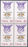 Sellos de Europa - Italia -  XXI CAMPEONATO DE EUROPA DE BALONCESTO. Y&T Nº 1394