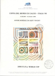 Stamps : Europe : Italy :  COPPA DEL MONDO DI  CALCIO –ITALIA ‘ 90