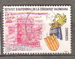 Stamps Spain -  2691 Estatuto Autonomia (429)