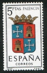 Stamps Spain -  1631-   Escudos de las capitales de provincias españolas. PALENCIA.