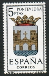 Sellos de Europa - Espa�a -  1632-   Escudos de las capitales de provincias españolas. PONTEVEDRA.