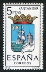 Sellos de Europa - Espa�a -  1636-   Escudos de las capitales de provincias españolas. SANTANDER.