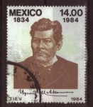 Sellos de America - M�xico -  150 aniversario