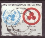 Stamps Mexico -  Año Internacional de la Paz