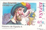 Stamps Spain -  historia de España ll