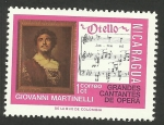 Stamps Nicaragua -  Otello de Verdi