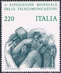Sellos de Europa - Italia -  3ª EXPOSICIÓN MUNDIAL DE LAS TELECOMUNICACIONES. Y&T Nº 1401