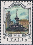 Stamps Italy -  FUENTES CÉLEBRES. FONTANA GRANDE, EN VITERBO. Y&T Nº 1404
